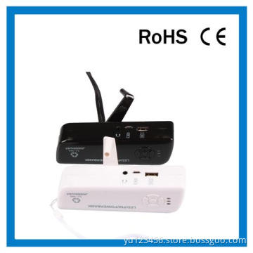 Hand Crank battery charger /Wind Up mobile phone charger with flashlight
